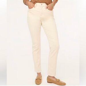 J. Crew Straight Leg Cream Corduroy